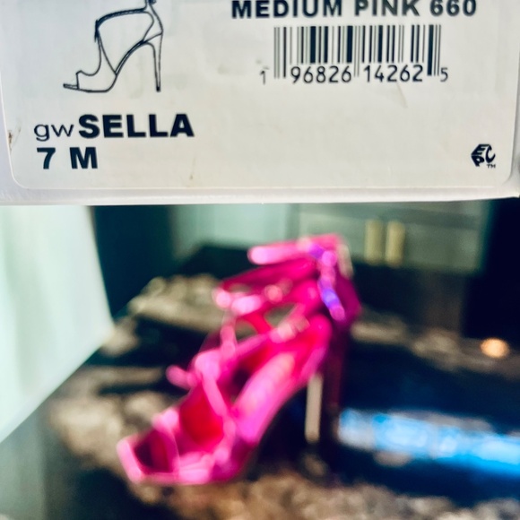 Guess Hot Pink Stiletto Heels - Picture 3 of 7